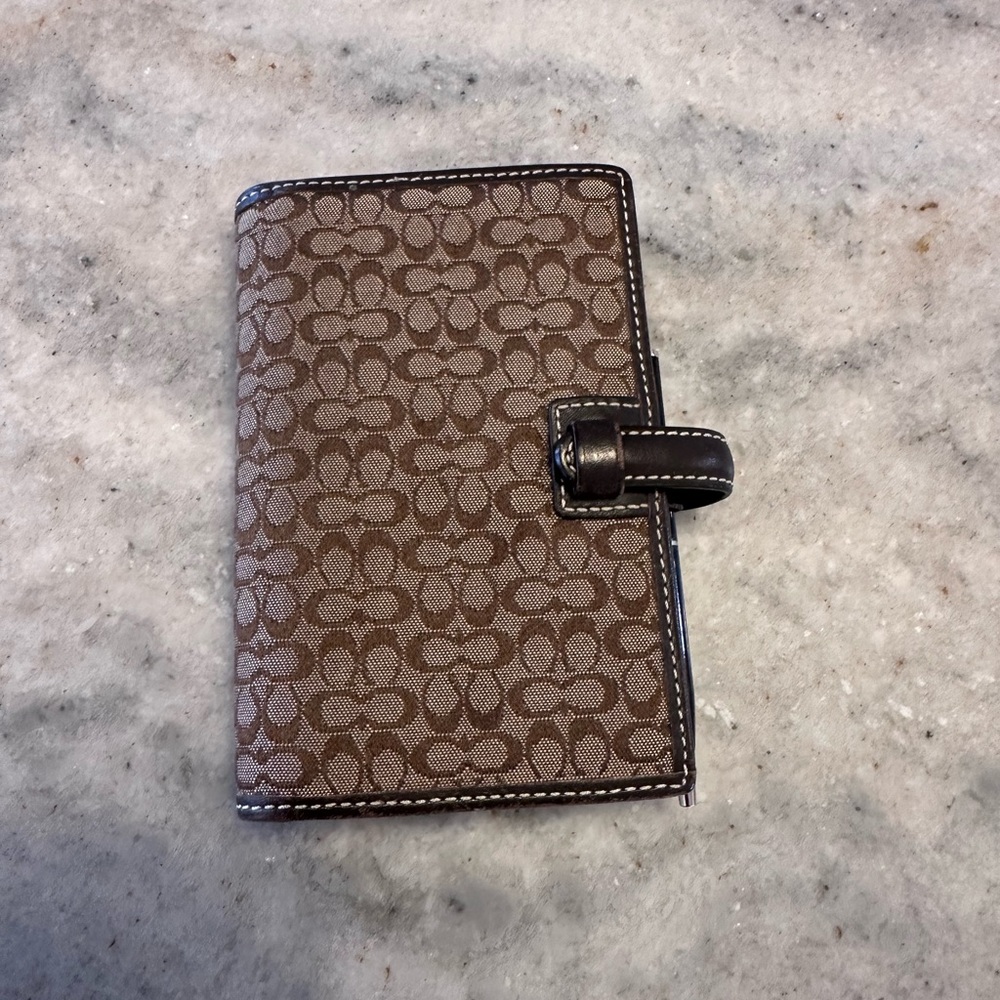 Coach Address Notebook